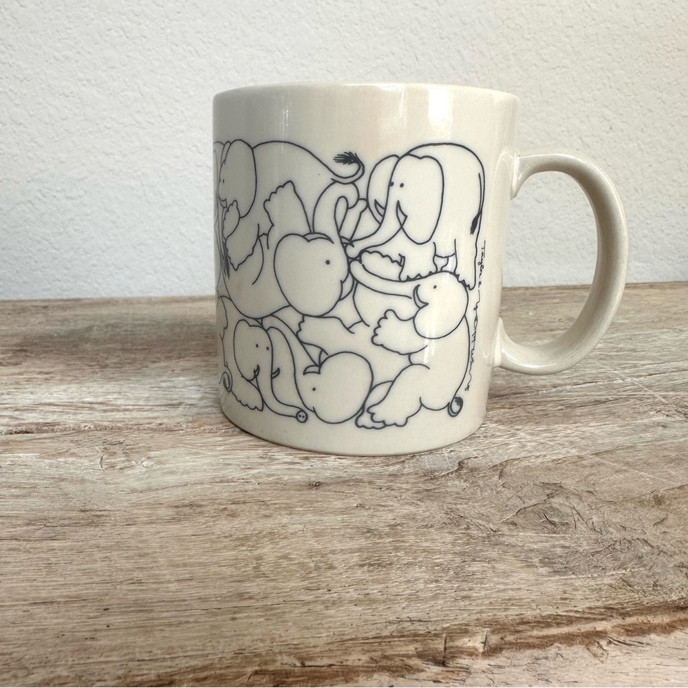 Elephant Orgy Vintage Taylor & Ng 1979 Mug